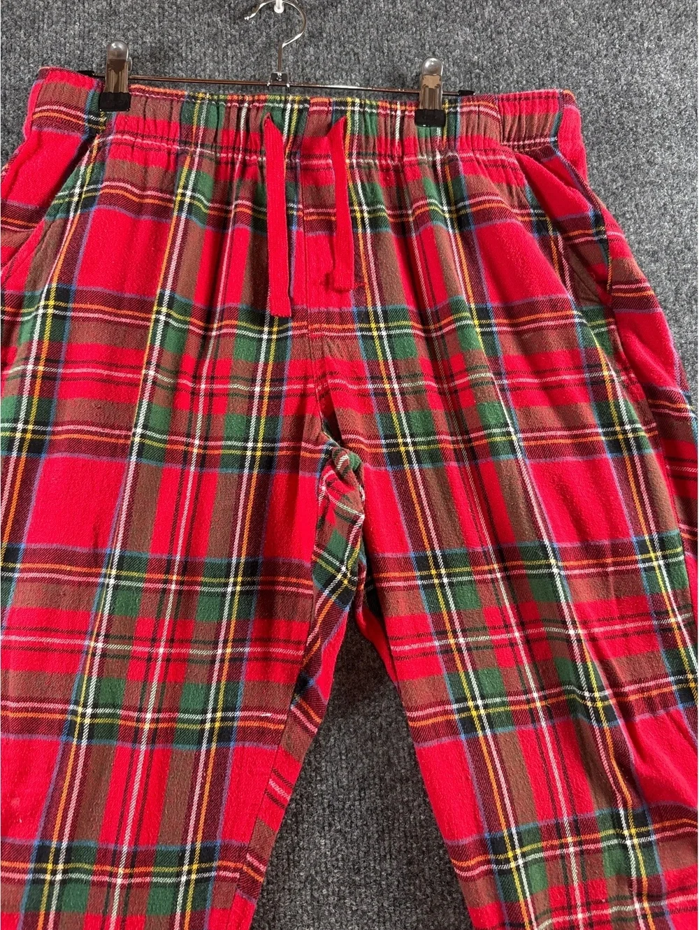 Old Navy Women’s Medium Red Green Tartan Plaid Flannel Pajama Pants
